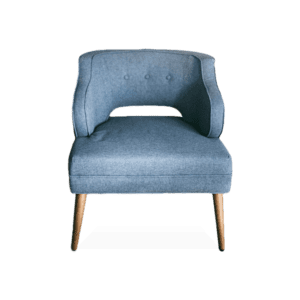 Blue Comfy Fabric Chair